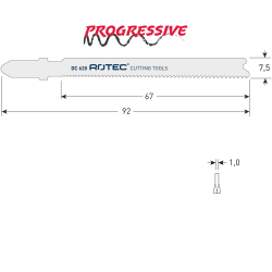 Rotec Decoupeerzaagblad DC620 Rotec Decoupeerzaagblad DC620