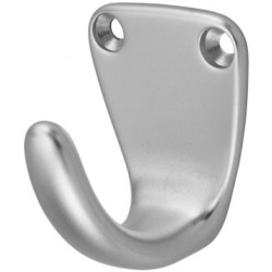 HANDDOEKHAAK NIEUW ZILVER