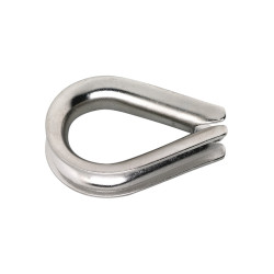 Kous 4-5 mm RVS AISI 316 per stuk gelabeld Kous 4-5 mm RVS AISI 316 per stuk gelabeld