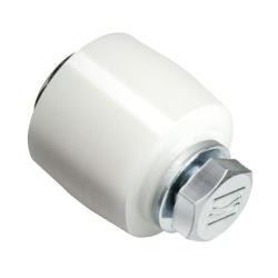 Geleidingsrol nylon wit Ø35 mm verzinkt Geleidingsrol nylon wit Ø35 mm verzinkt