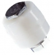 Geleidingsrol nylon wit Ø35 mm verzinkt Geleidingsrol nylon wit Ø35 mm verzinkt