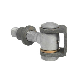 Scharnier kort warmbad gegalvaniseerd met lasmoer - M16 x 75 mm Scharnier kort warmbad gegalvaniseerd met lasmoer - M16 x 75 mm