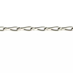 Patentketting vernikkeld 0,5X6,0X20,0 Patentketting vernikkeld 0,5X6,0X20,0