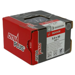 Dynaplus unischroef Vz Pk PZ2 5.0X30 Doos 200 a stuks Dynaplus unischroef Vz Pk PZ2 5.0X30 Doos 200 a stuks