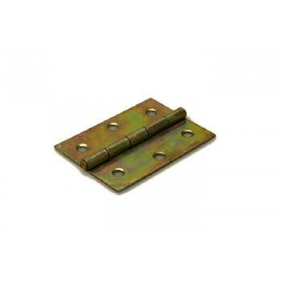 Smalscharnier met vaste pen 70x51 mm verzinkt Smalscharnier met vaste pen 70x51 mm verzinkt