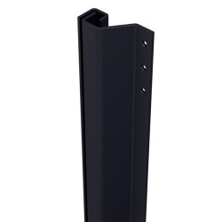 Secu anti-inbraakstrip Plus buitendraaiend RAL7021 zwartgrijs 2300mm terugligging 0-6mm Secu anti-inbraakstrip Plus buitendraaiend RAL7021 zwartgrijs 2300mm terugligging 0-6mm