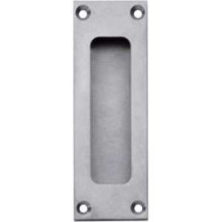 Schuifdeurkom rechthoekig 120x40mm met schroefgaten RVS Schuifdeurkom rechthoekig 120x40mm met schroefgaten RVS