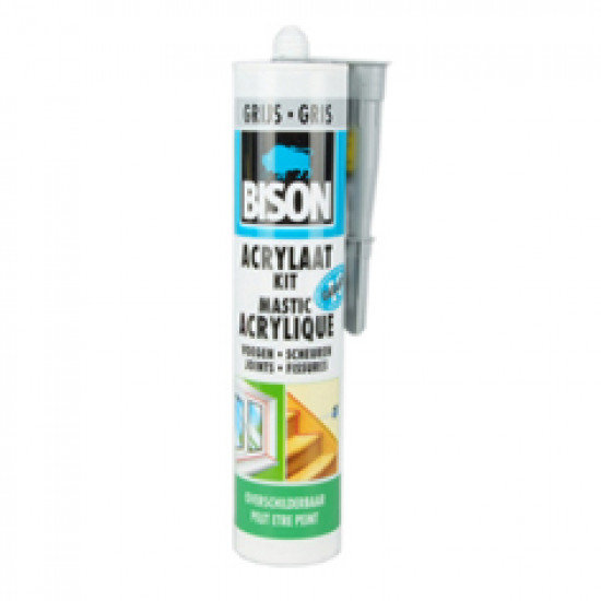 BISON ACRYLAATKIT UNIVERSEEL GRIJS CRT 300ML*12 NLFR BISON ACRYLAATKIT UNIVERSEEL GRIJS CRT 300ML*12 NLFR