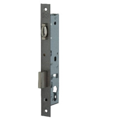 9581/07-25 ROLSCHOOTDEURSLOT, DM25MM, VOORPLAAT VZ 24X245MM RECHTHOEK