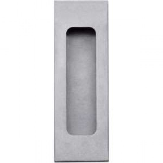 SCHUIFDEURKOM RECHTHOEK 120X40MM BLIND RVS