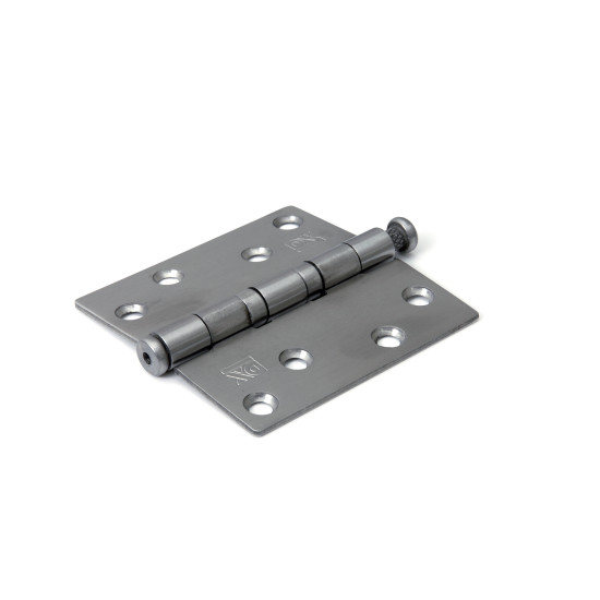 Kogellagerscharnier rechte hoeken 76x76 mm RVS geborsteld Kogellagerscharnier rechte hoeken 76x76 mm RVS geborsteld