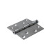 Kogellagerscharnier rechte hoeken 76x76 mm RVS geborsteld Kogellagerscharnier rechte hoeken 76x76 mm RVS geborsteld