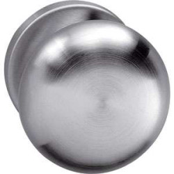 KNOP PADDENSTOEL VAST OP ROZET 10MM MET NOKKEN RVS KNOP PADDENSTOEL VAST OP ROZET 10MM MET NOKKEN RVS