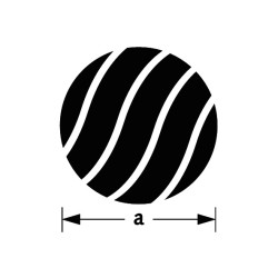 MASSIEF ROND BETONIJZER GEDRAAID 8MM 100CM MASSIEF ROND BETONIJZER GEDRAAID 8MM 100CM