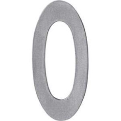 HUISNUMMER 0 150MM RVS