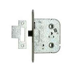 1444-55 DR.1+3 BULK PER 10 TOILET/BADKAMERDEURSLOT, DM55MM, WC55MM, KRUKGAT 8MM, VOORPLAAT STAAL GELAKT 18X153MM AFGEROND, ZAMAC DAG- EN NACHTSCHOOT, SLUITPLAAT P 1446/12, BULKVERPAKKING, PER 10 ST