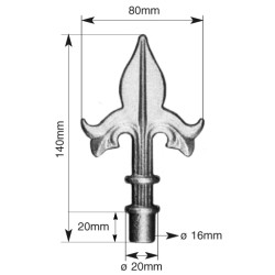 LASBARE HEKPUNT 140X80MM HP142-13.106 LASBARE HEKPUNT 140X80MM HP142-13.106