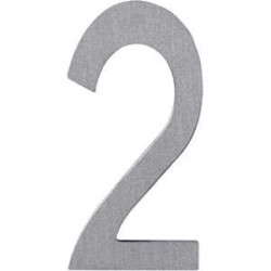HUISNUMMER 2 150MM RVS