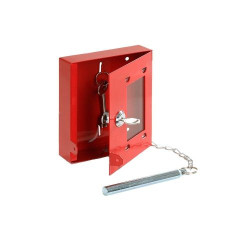 Noodsleutelkastje met venster De RAAT Noodsleutelkastje met venster De RAAT