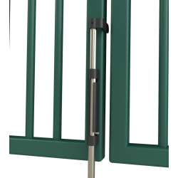 Grondgrendel RVS met behuizing gepoederlakt RAL9005 Grondgrendel RVS met behuizing gepoederlakt RAL9005