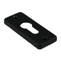 Profielcilinder rozet recht type 4 RH zwart Profielcilinder rozet recht type 4 RH zwart