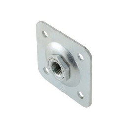 Muurplaat met verstelbare moer M24 100x100 Muurplaat met verstelbare moer M24 100x100