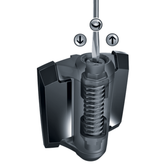 TRUCLOSE zelfsluitend scharnier - Zwart set a 2 stuks