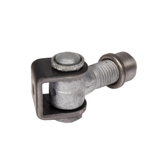 Locinox vandalismebestendig 90° scharnier met lasmoer M16 150 mm staal