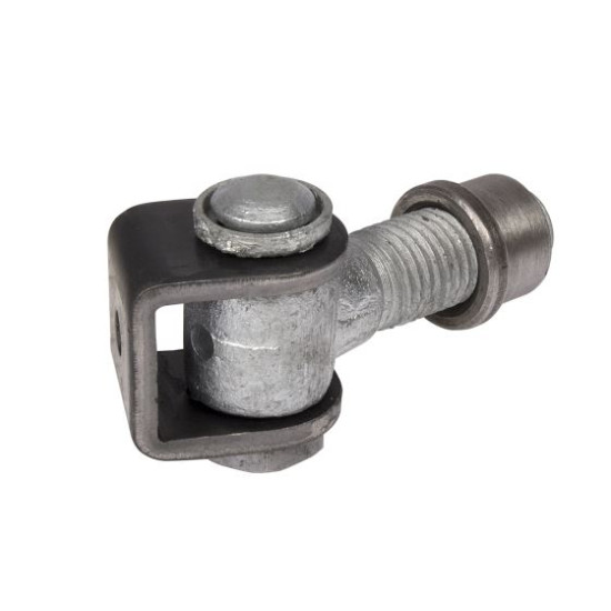 Locinox vandalismebestendig 90° scharnier met lasmoer M20 67 mm staal