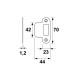 SLUITPL.ROND TBV LOOPSLOT/ZWART/EAN SLUITPL.ROND TBV LOOPSLOT/ZWART/EAN