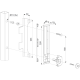 LOCINOX VEILIGHEIDSSLOTVANGER VOOR INSTEEKSLOT ALUMINIUM