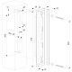 Locinox slotvanger voor houten profiel Aluminium