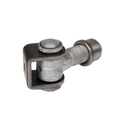 Locinox vandalismebestendig 90° scharnier met lasmoer M16 110 mm verz.