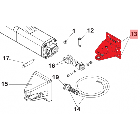 REAR BRACKET FOR S450H