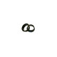 Halsring ø23x1mm reductiemaat ø20mm-18mm nylon zwart Halsring ø23x1mm reductiemaat ø20mm-18mm nylon zwart