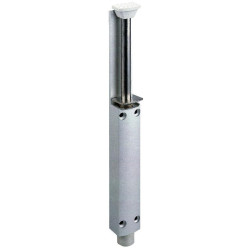 DICTATOR DEURVASTZETTER ZE-105, SLAG 105 MM, MAT ZILVER, PER STUK VERPAKT DICTATOR DEURVASTZETTER ZE-105, SLAG 105 MM, MAT ZILVER, PER STUK VERPAKT