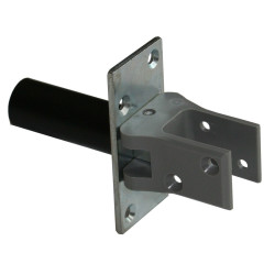 HAWGOOD DEURVEERSCHARNIEREN 4500-E, SCHOEN KUNSTSTOF GRIJS, MET VASTZETTING, DEURDIKTE 25-30 MM, VERZINKT, PER PAAR VERPAKT