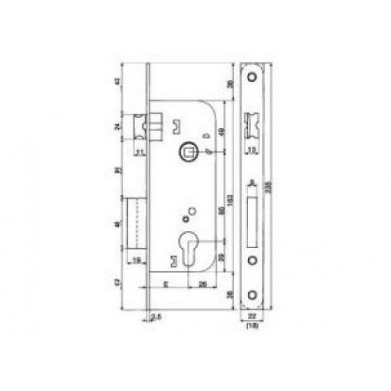 SMALSLOT PC85 DRN40 VP23MM SMALSLOT PC85 DRN40 VP23MM