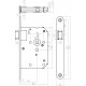 WONINGBOUW LOOPSLOT, VOORPLAAT AFGEROND ZWART GELAKT, 20X174, DOORN 50 WONINGBOUW LOOPSLOT, VOORPLAAT AFGEROND ZWART GELAKT, 20X174, DOORN 50
