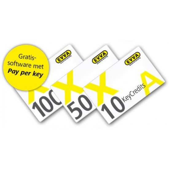 EVVA AIRKEY-XESAR KEYCREDITS 10
