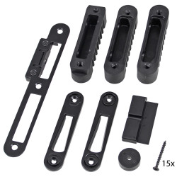 HMB Sluitgarnituurset SKG3 tbv meerpuntssluiting DR 1&3 Zwart HMB Sluitgarnituurset SKG3 tbv meerpuntssluiting DR 1&3 Zwart