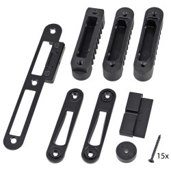 HMB Sluitgarnituurset SKG3 tbv meerpuntssluiting Din links Zwart HMB Sluitgarnituurset SKG3 tbv meerpuntssluiting Din links Zwart