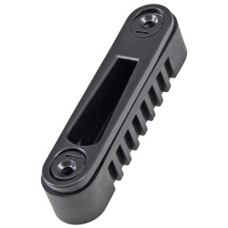 Zwarte sluitkom met haakschoot sluitplaat HMB