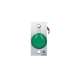 DRUKKNOP NO/NG + RVS PLAAT (VOORBEKABELD)