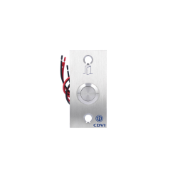 BPNONFCAB - Drukknop NO/NG + RVS plaat 38x80x2 mm