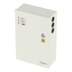 SCHAKELENDE VOEDING 12V DC 3 A - MET UITGANGSRELAIS - GROTE DOOS