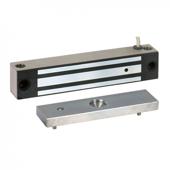 SURFACE ELECTROMAGNETIC LOCK STAINLESS STEEL 180 DAN 12-24V DC