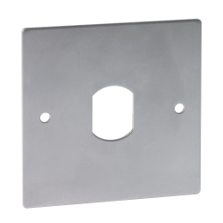 ROESTVRIJSTALEN PLAAT VOOR HOOFDLEZER