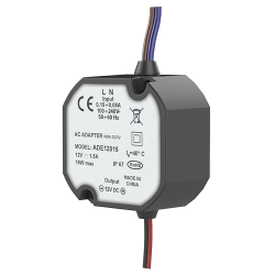 ROUND POWER SUPPLY 12VDC 1.5A SUIT. FOR RECESSED POT