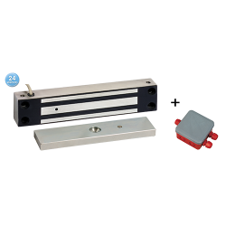 ELEKTROMAGNETISCH SLOT VAN ROESTVRIJ STAAL 370 DAN 24V DC - MET CONTACT NFS 61 937 ELEKTROMAGNETISCH SLOT VAN ROESTVRIJ STAAL 370 DAN 24V DC - MET CONTACT NFS 61 937